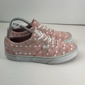 Vans Doheny Rainbows Girls Size 6 Pink Sneakers